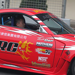 Drifting demonstration - without a crash helmet on... That's confidence...!Saturday practice &amp; qualifying - Intercontinental Le Mans Cup - Zhuhai, China. Nov. 5th 2010. © Jay Ashton / United Autosports