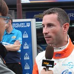 Danny Watts being interviewed for local TV