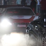 Re-entering the dusty car park - complete with exhaust fumes.