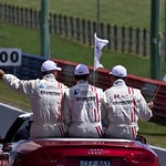 Saturday's drivers parade© Andrew 'Skippy' Hall